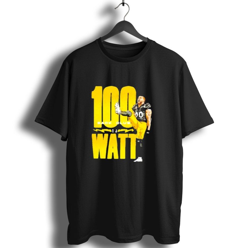 100 Sack Club Pittsburgh Steelers Tj Watt T Shirt 1 T Shirt 1