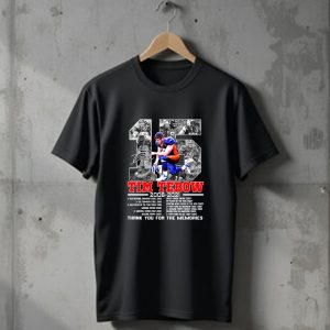 15 year of Tim Tebow 2006 2021 thank you for the memories T-Shirt