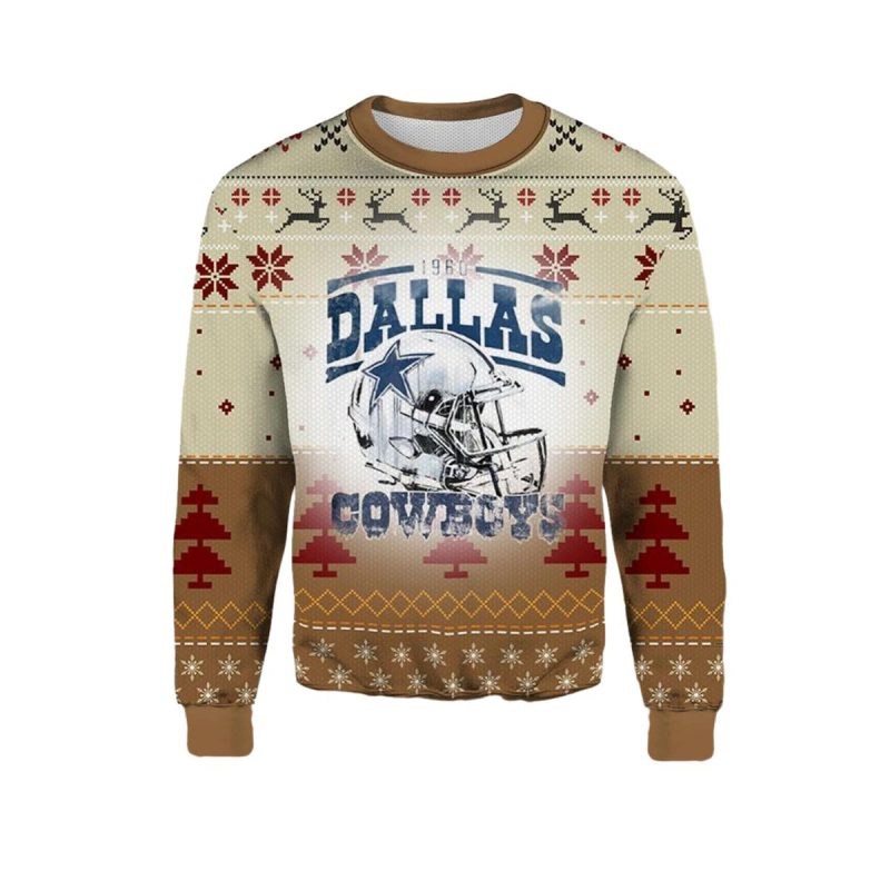 1960 Dallas Cowboy Christmas Gifts 2025 Ugly Sweater 1
