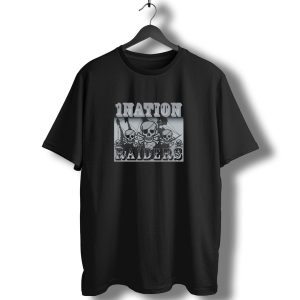 1Nation Raiders Skull And Crossbones T-Shirt