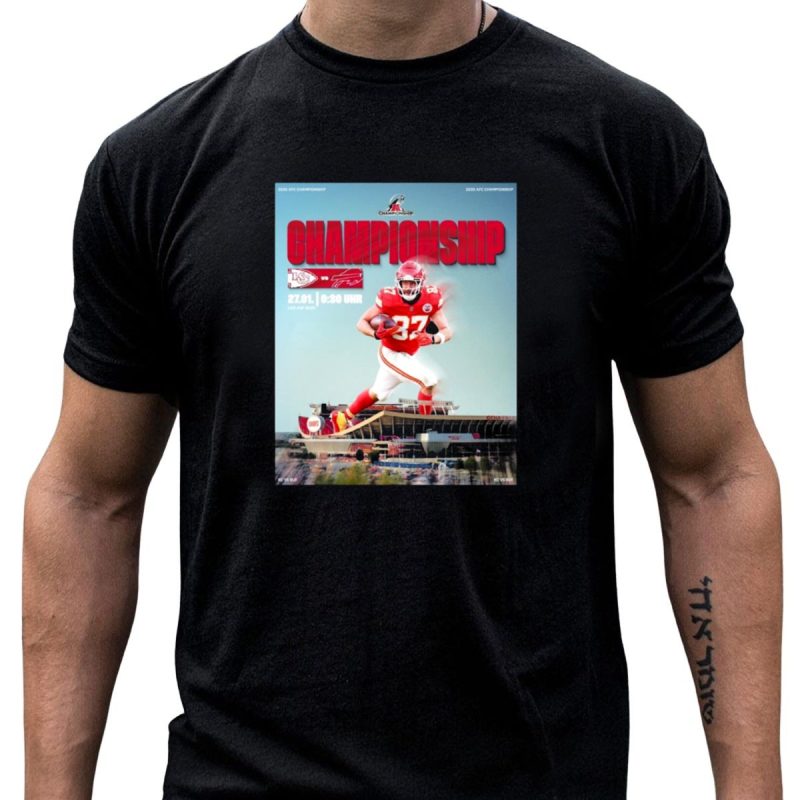 2025 Afc Championship Kansas City Chiefs Vs Buffalo Bills Chiefs Deutschland 27 01 0 T Shirt 1 1