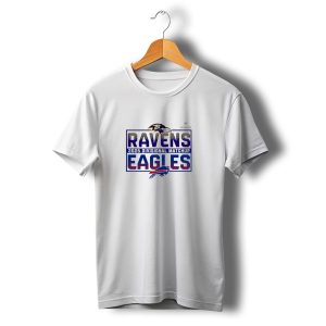2025 Playoffs Ravens Vs Eagles Divisional Matchup T-Shirt