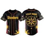 2025 Steelers Celebrating Filipino Heritage Night Baseball Jersey
