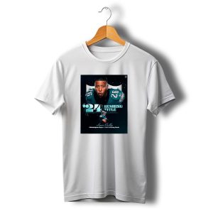 24 Rushing Title Saquon Barkley Philadelphia Eagles 2005 Rushing Yards T-Shirt