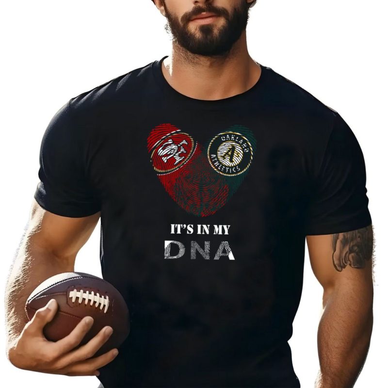49Ers Athletics Dna Heartprint Fingerprint T Shirt T Shirt 1