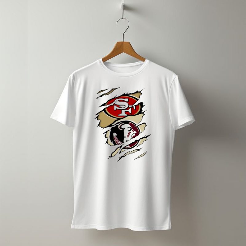 49Ers Seminoles Sf Logo With Seminole Head T Shirt T Shirt 1