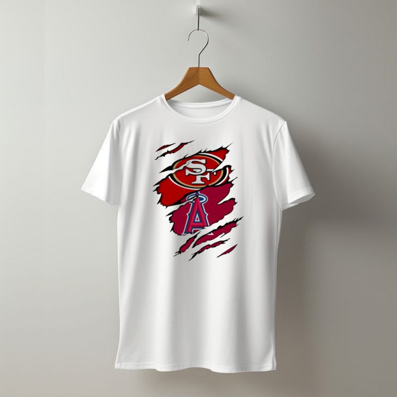 49Ers Sf Angels A Logo Fusion T Shirt T Shirt 1