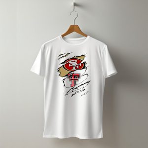 49Ers Sf Logo Texas Tech Red Raiders Tt T-Shirt