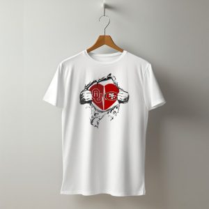 49Ers Sooners Heart Ou Sf T-Shirt