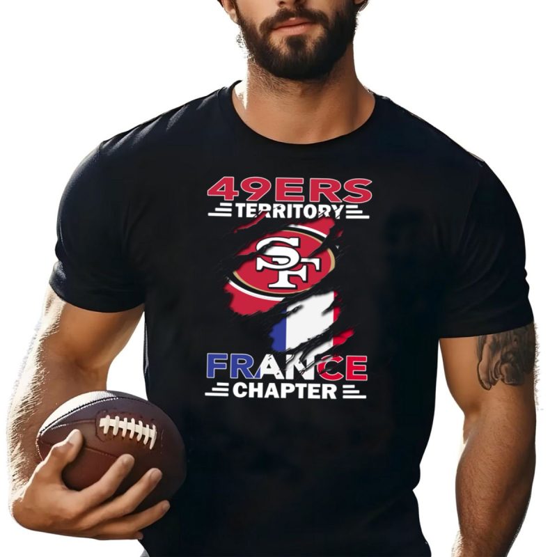 49Ers Territory France Chapter Sf Logo French Flag T Shirt T Shirt 1