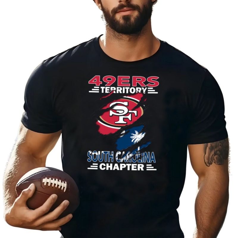 49Ers Territory South Carolina Chapter Sf Logo Palmetto Flag T Shirt T Shirt 1
