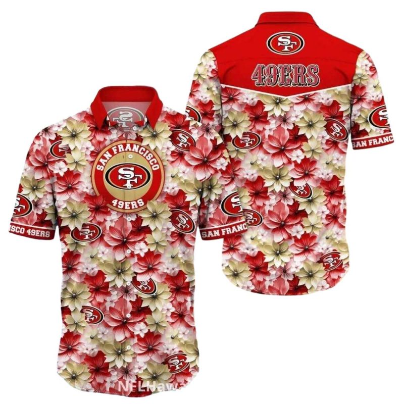49Ers Floral Hibiscus Paradise Hawaiian Shirt 1