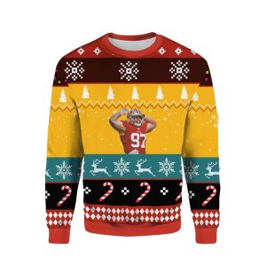 49ers Nick Bosa Defensive Rookie Of The Year Ugly Sweater