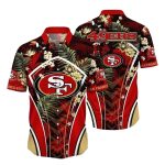 49ers Nightshade Floral Majesty Hawaiian Shirt
