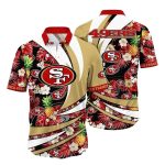 49ers Tropical Pineapple Pattern Hawaiian Shirt
