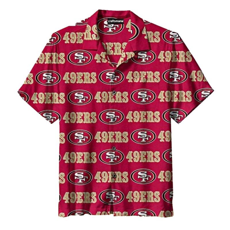 49Ers With Coastal Breeze And Bold Team Art Hawaiian Shirt 1