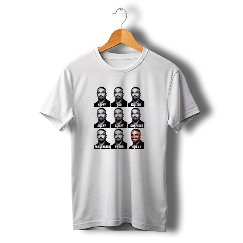 4Th And 1 Many Faces Of Jalen Hurts Philadelphia Eagles T Shirt T Shirt 1 1