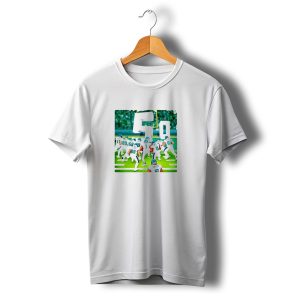5 0 Brotherly Shove Undefeated Philadelphia Eagles Team Formation T-Shirt
