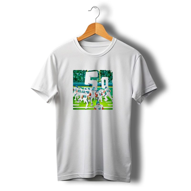 5 0 Brotherly Shove Undefeated Philadelphia Eagles Team Formation T Shirt T Shirt 1 1