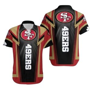 9Ers Logo Black And Gold Lightning Design Hawaiian Shirt