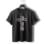 A Little Bit Of Eagles And A Whole Lot Of Jesus Cross Shape With Football Players T-Shirt