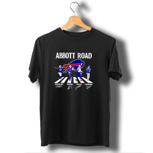 Abbott Road Tredavious White Stefon Diggs Josh Allen Sean Mcdermott Buffalo Bills T-Shirt