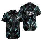 Abstract Wings Art Philadelphia Eagles Tropical Hawaiian Shirt