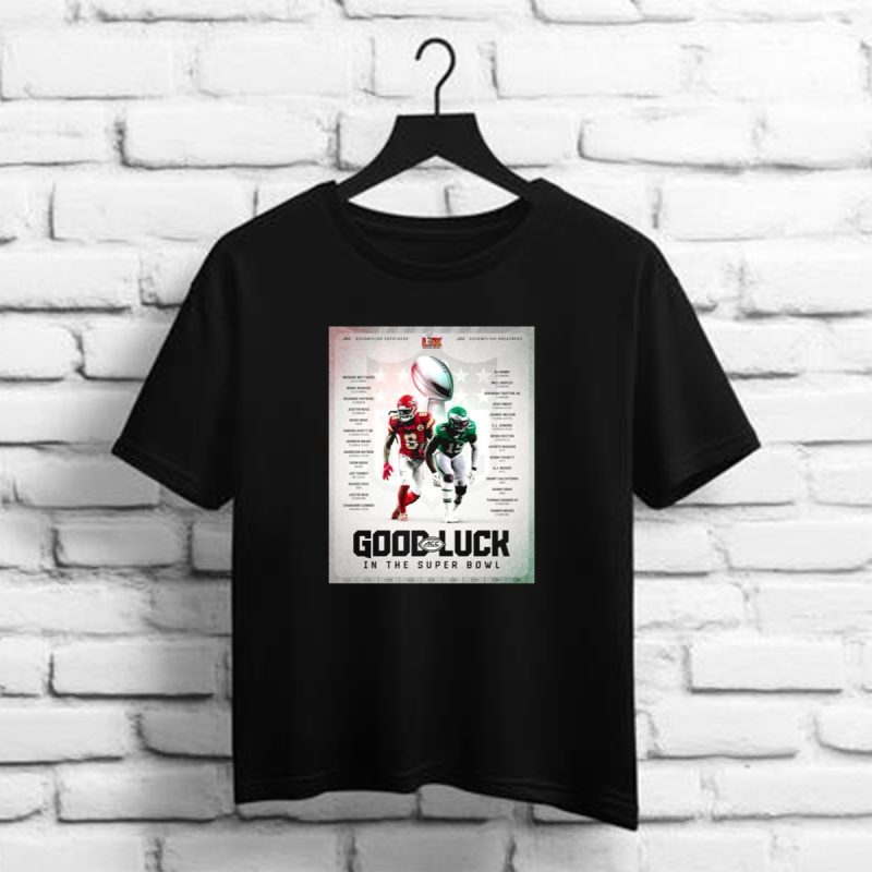 Acc Good Luck In The Kansas City Chiefs Vs Philadelphia Eagles Featuring Kj Henry Will Shipley T Shirt T Shirt 1 1