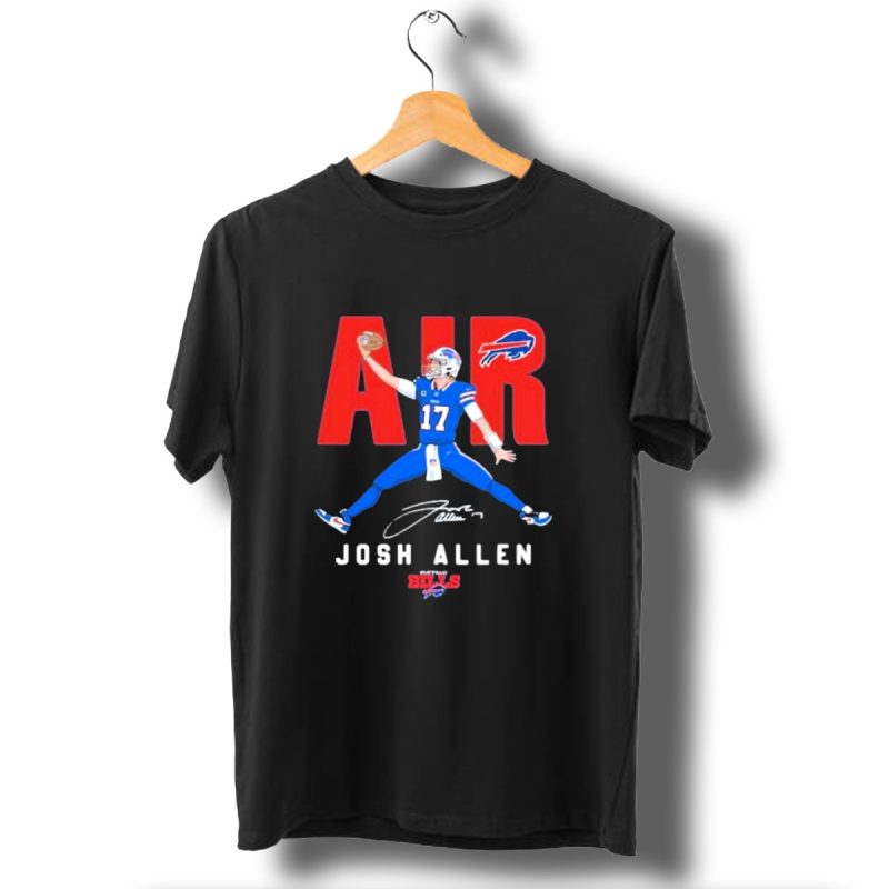 Air Josh Allen 17 Buffalo Bills Football T Shirt 1 T Shirt 1