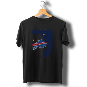 Alaska And Buffalo Bills United Under The Stars T-Shirt