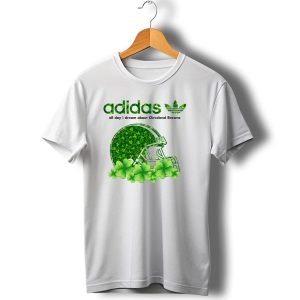 All Day I Dream About Cleveland Browns Shamrock Helmet T-Shirt