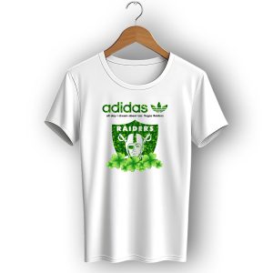 All Day I Dream About Las Vegas Raiders Shamrock Badge T-Shirt