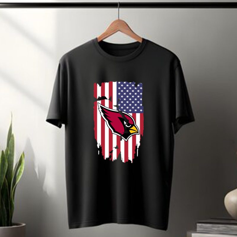 American Flag Arizona Cardinals Shirt 4Th Of July T Shirt T Shirt 1