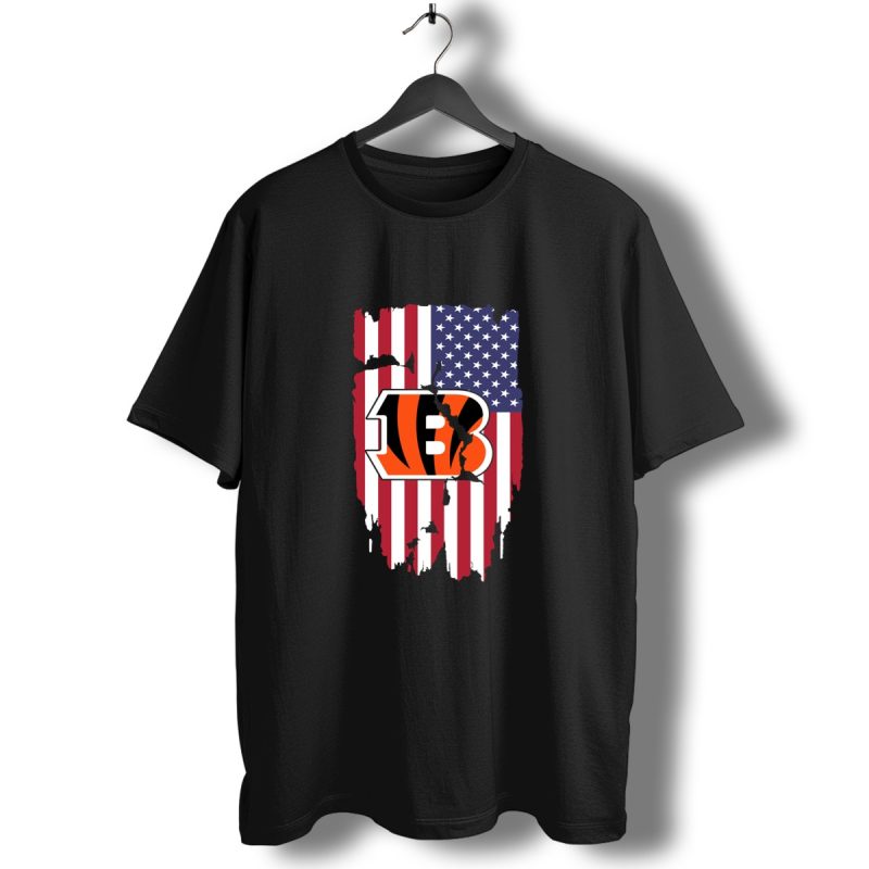 American Flag Cincinnati Bengals Shirt 4Th Of July T Shirt T Shirt 1