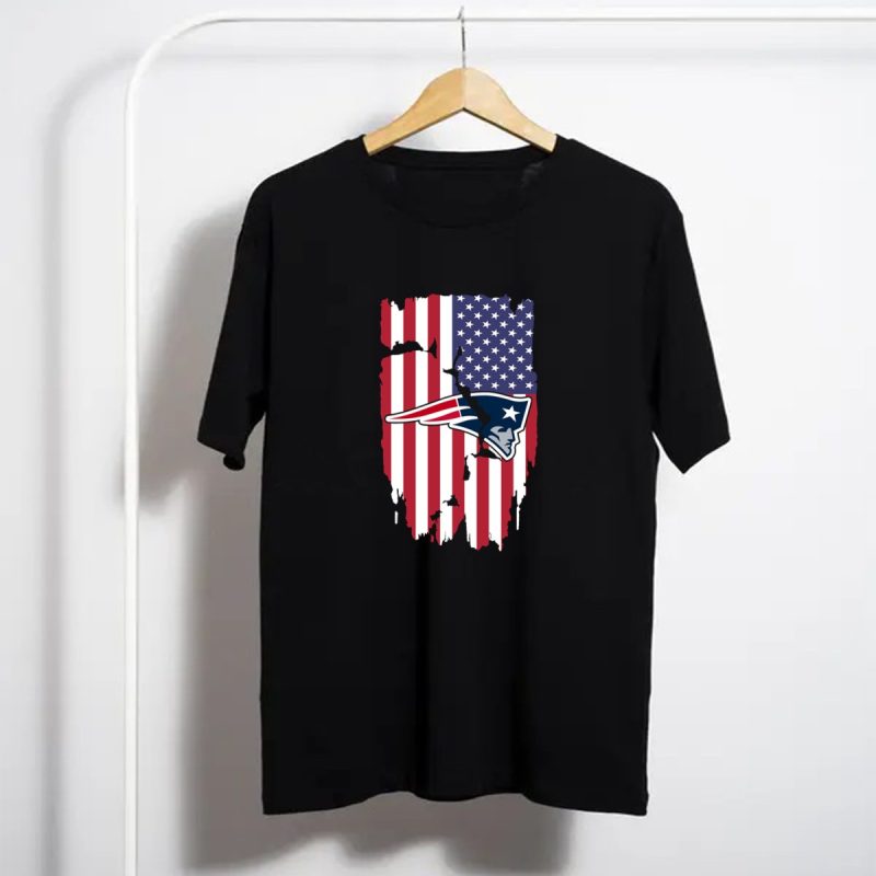 American Flag New England Patriots Shirt 4Th Of July T Shirt 1