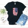 American Flag New England Patriots T-Shirt 4Th Of July T-Shirt - Image 5