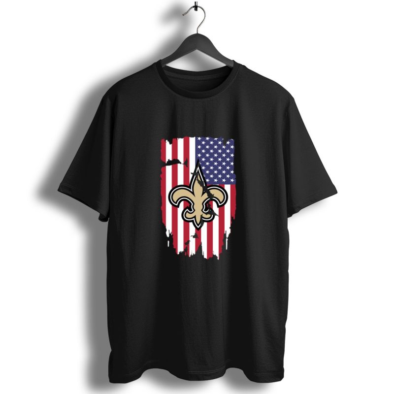 American Flag New Orleans Saints 4Th Of July Shirt T Shirt 1