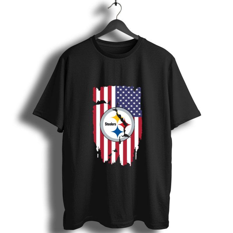 American Flag Pittsburgh Steelers Shirt 4Th Of July Shirt T Shirt 1