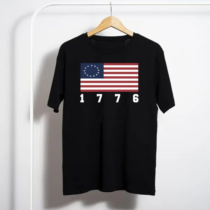 American Patriots 1776 Betsy Ross Flag T Shirt T Shirt 1