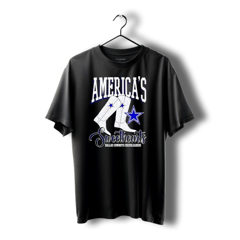 Americas Sweethearts Dallas Cowboys Cheerleaders Boots T Shirt 1 T Shirt 1 1