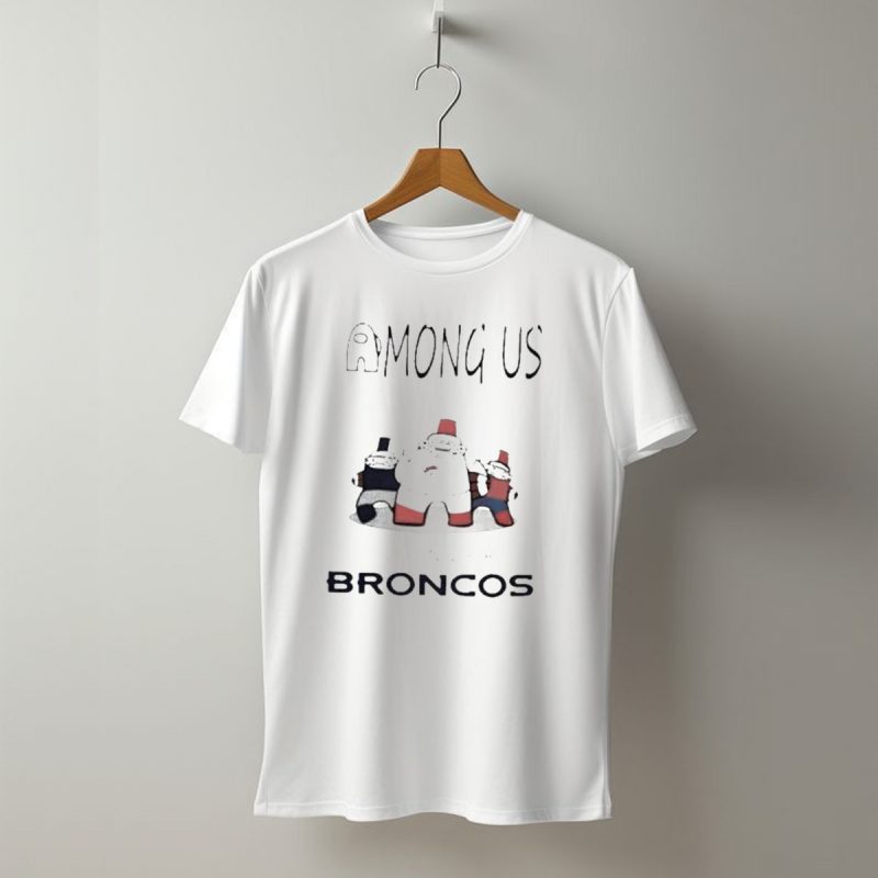 Among Us Denver Broncos Gaming Crossover T Shirt 1 T Shirt 1