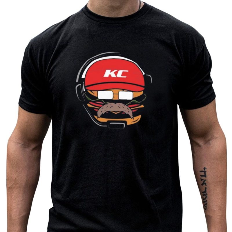 Andy Reid Hamburger Kc Kansas City Chiefs T Shirt T Shirt 1 1
