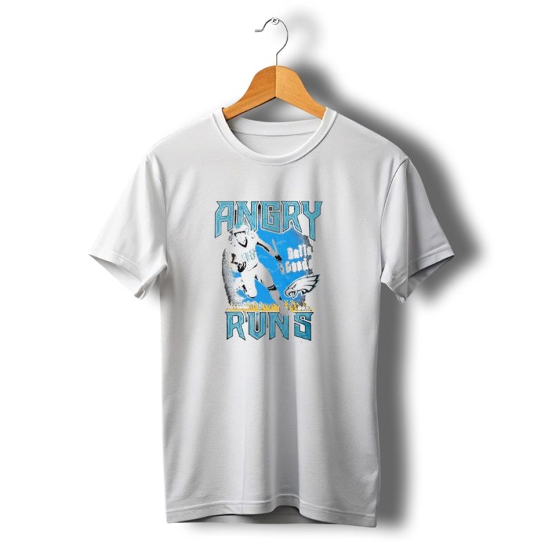 Angry Runs Dallas Goedert Philadelphia Eagles Football T Shirt T Shirt 1 1