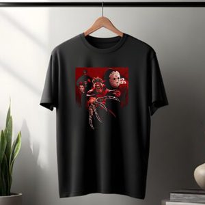 Arizona Cardinals 2025 Halloween Horror Football Mashup Freddy Jason Michael Myers Sports Fan Gear T-Shirt