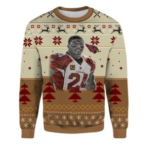 Arizona Cardinals Adrian Wilson 24 Ugly Sweater