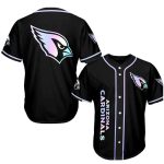 Arizona Cardinals American Football Champion Black Baseball Jersey