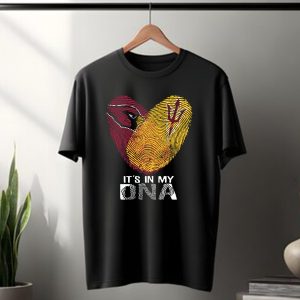 Arizona Cardinals Arizona State Its In My Dna Fingerprint Heart T-Shirt