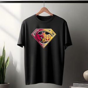Arizona Cardinals Asu Sun Devils Superman Logo Fusion Bat 030 T-Shirt
