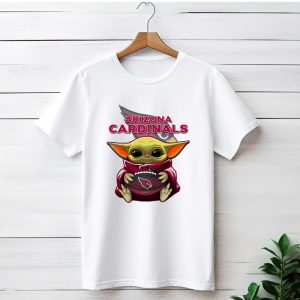 Arizona Cardinals Baby Yoda Football T-Shirt