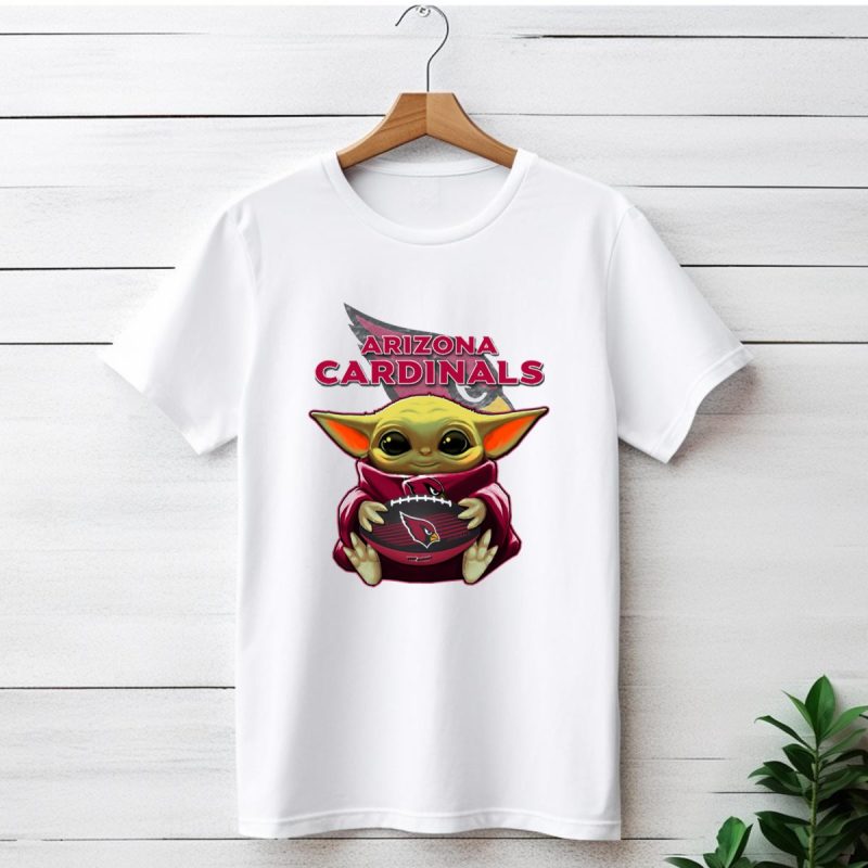 Arizona Cardinals Baby Yoda Football T Shirt 1 T Shirt 1